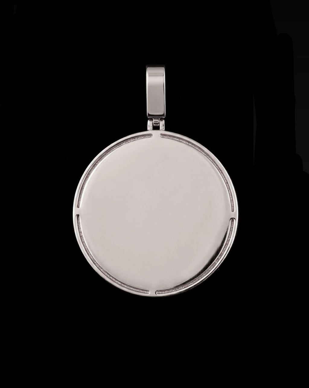 18k Gold Plated Iced large cross coin pendant.