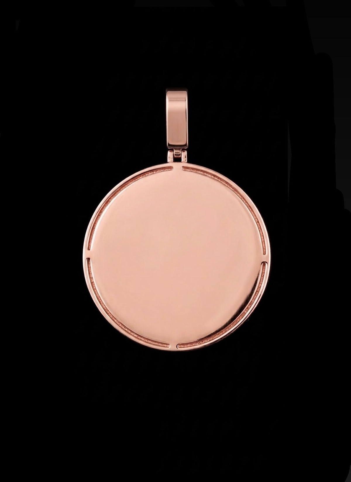 18k Gold Plated Iced large cross coin pendant.