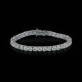 18k gold plated 4mm tennis bracelet.