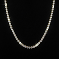 18k gold plated tennis chain.