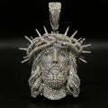 18k Gold Plated Bust down God Pendant.